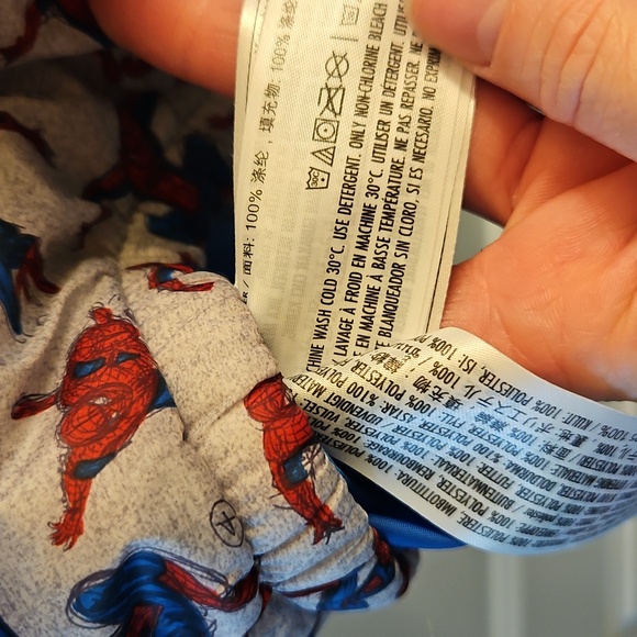 ✨️DISNEY STORE |MARVEL SPIDER-MAN ILLUSTRATION PUFFER JACKET| BOYS SIZE 7/8 - Picture 9 of 10